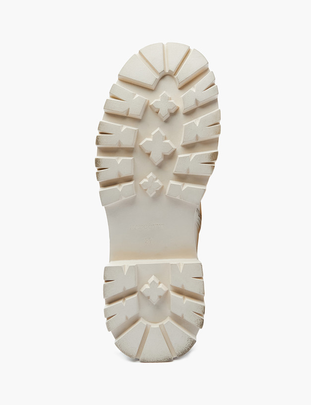 Белые женские ботинки с ремешками MASCOTTE 102-220131-0101 | ракурс 7
