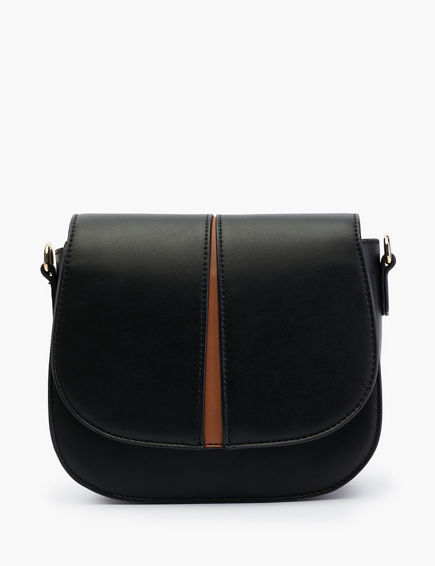 Черная женская сумка-седло MASCOTTE 626-2107-602 | ракурс 2