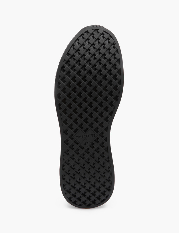 Темно-серые мужские кроссовки из кожи и велюра MASCOTTE 58-3131626-3259M | ракурс 5