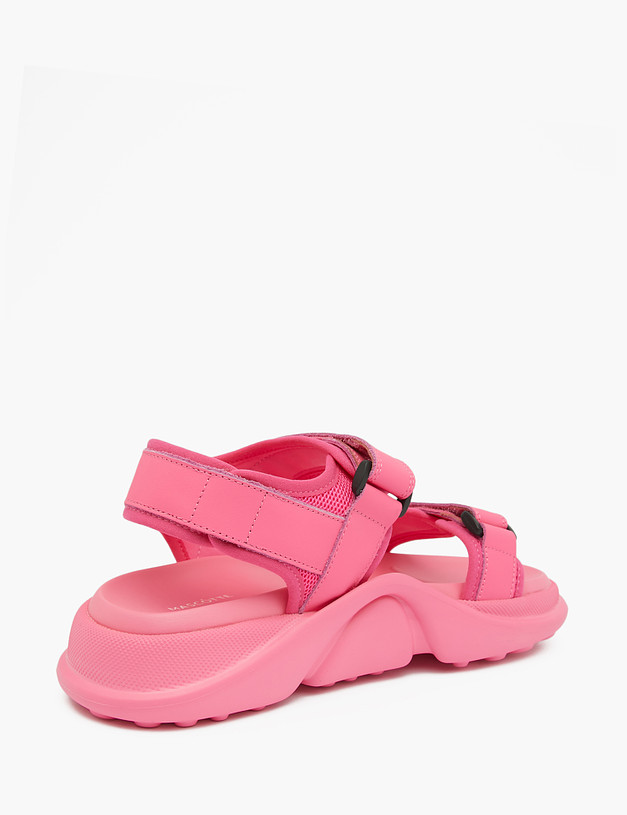 Розовые женские сандалии на массивной подошве MASCOTTE 47-310423-0106 | ракурс 4