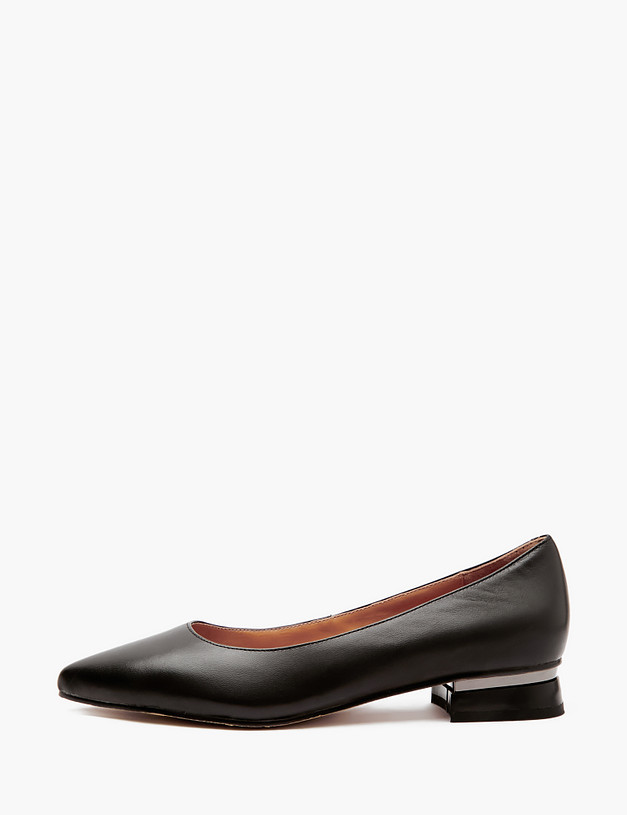 Черные кожаные женские туфли MASCOTTE 126-411911-3501M | ракурс 1