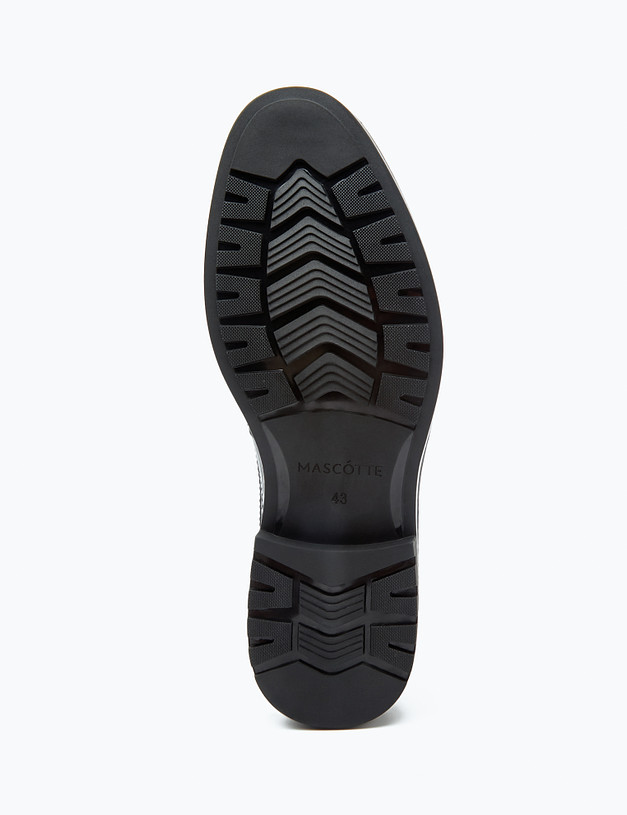 Черные мужские ботинки из натуральной кожи MASCOTTE 128-322223-0102 | ракурс 5
