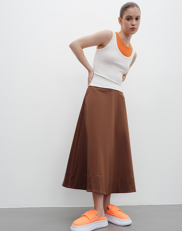 151-3205624-0213 Туфли летние женские текстиль/текстиль оранж, Mascotte Lite
