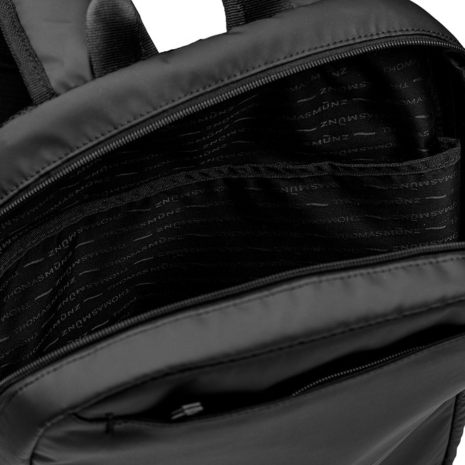 Черный текстильный мужской рюкзак "Томас Мюнц"