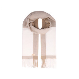 YU-12-47098-012 Палантин жен беж-бел, Zenden