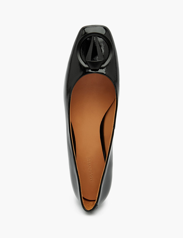 Черные лакированные женские туфли MASCOTTE 126-210511-0702 | ракурс 4