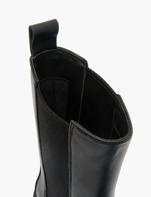 Черные кожаные женские челси MASCOTTE 21-223321-3100M | ракурс 6