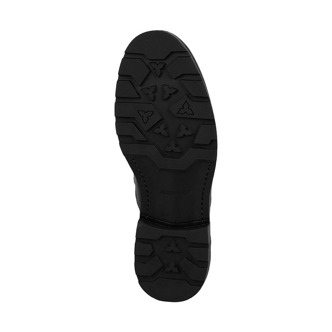 Черные кожаные мужские ботинки "Саламандер"