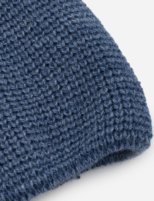 Синяя женская шапка MASCOTTE 781-0215-503 | ракурс 2