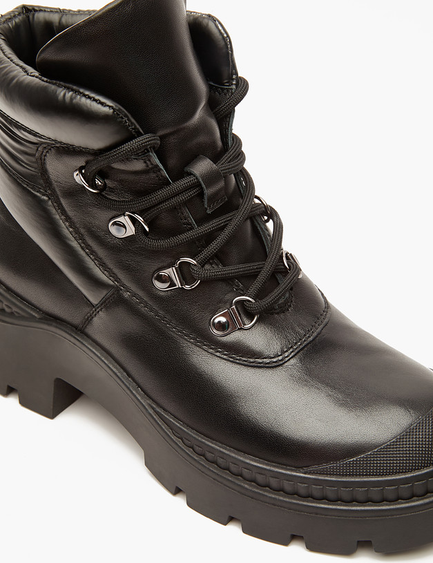 Черные женские зимние ботинки MASCOTTE 233-323631-0102 | ракурс 7