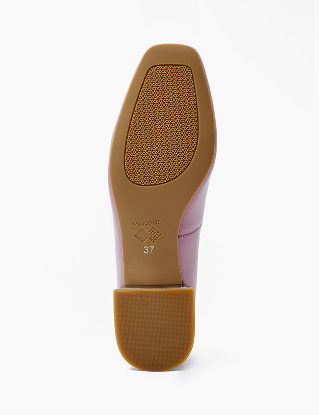 Розовые кожаные женские туфли MASCOTTE 126-210511-6527M | ракурс 5