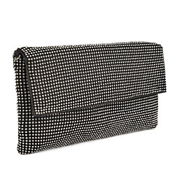 YU-42-10834-007 Сумка женская полимер-алюм/текстиль черн-серебр, S, INSTREET