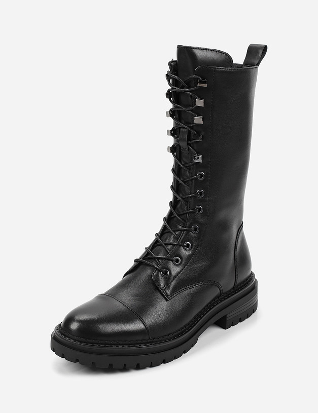 Черные женские ботинки MASCOTTE 22-120222-0102 | ракурс 3