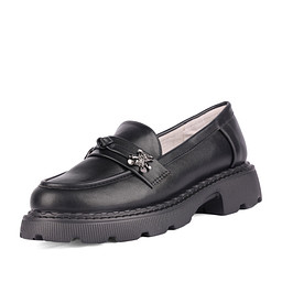 26-42GO-002SK Туфли девичьи и.кожа/нат.кожа черн, ZENDEN first