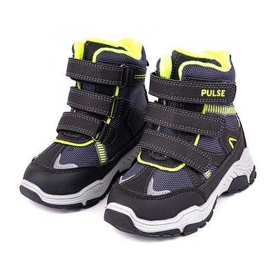 Ботинки актив для мальчиков Pulse 17-32BO-922TN, цвет черный, размер 23 - фото 2