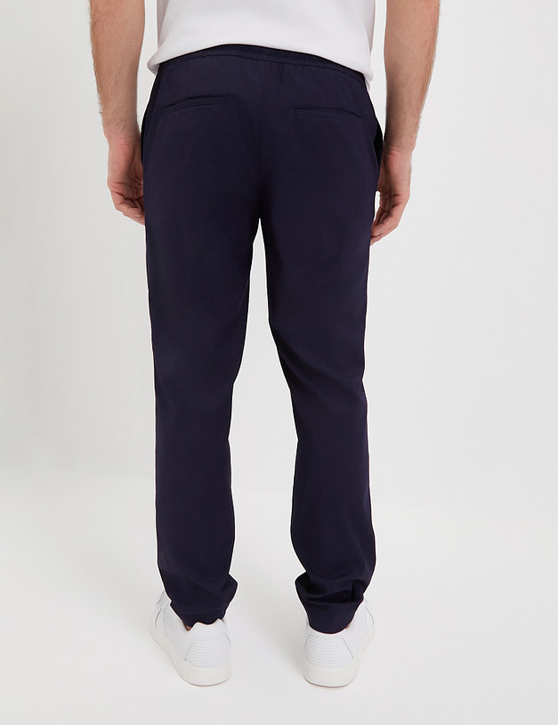 Темно-синие мужские брюки MASCOTTE 885-4107-2403 | ракурс 2