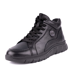 58-32MV-874KR Ботинки для активного отдыха мужские нат.кожа/ворс.ткань черн, Quattrocomforto
