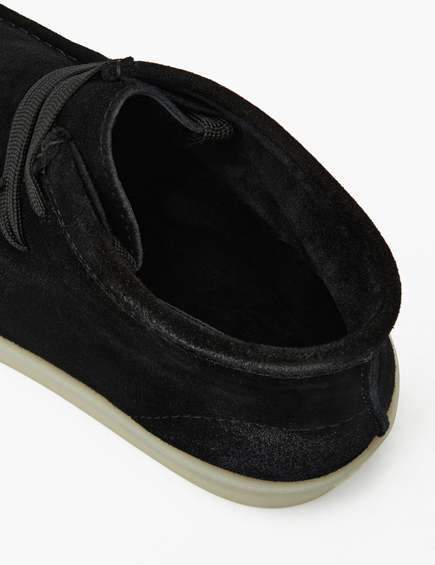Черные велюровые мужские ботинки MASCOTTE 22-3170621-3205M | ракурс 6