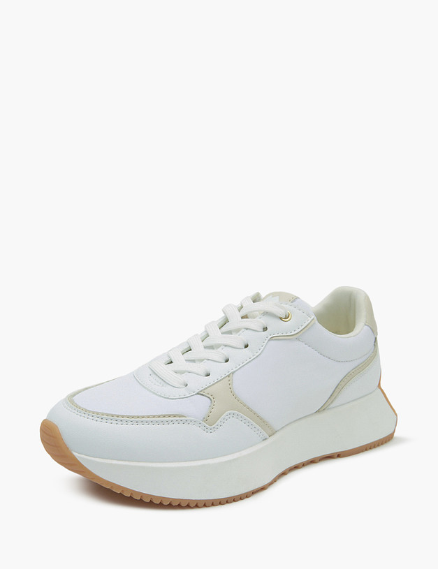 Белые женские кроссовки MASCOTTE 18-310721-0201 | ракурс 2