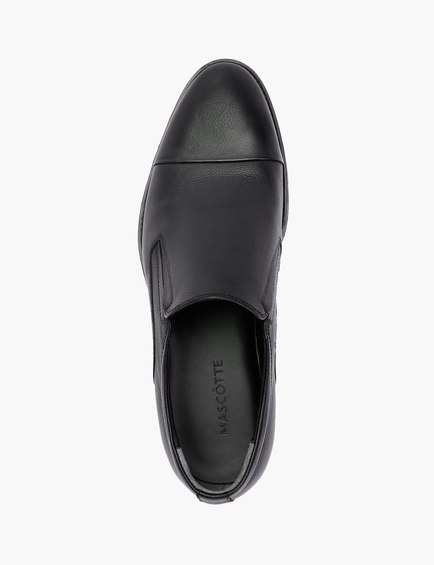Черные мужские туфли MASCOTTE 128-222911-0102 | ракурс 4