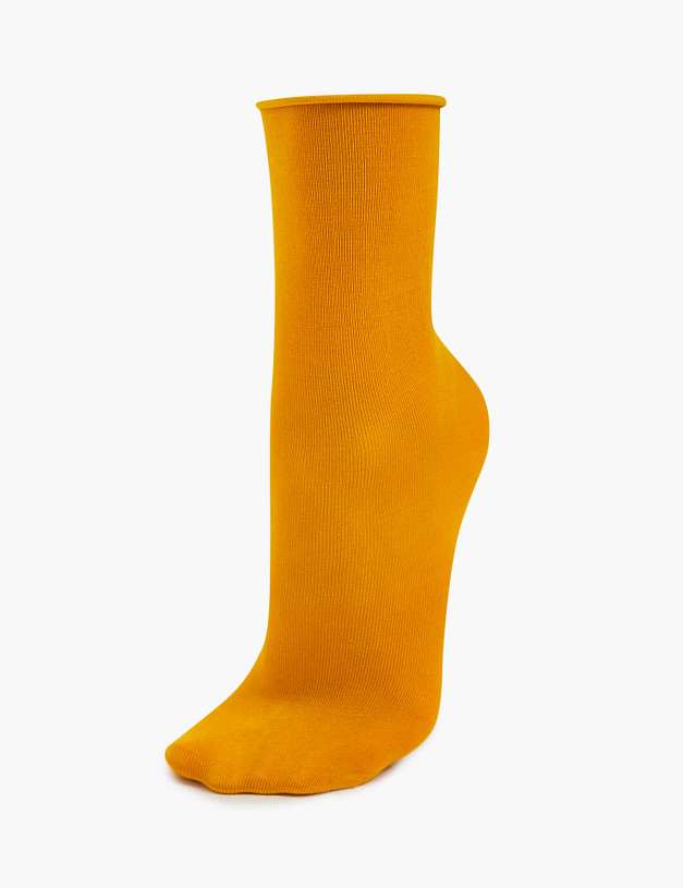 Желтые женские носки MASCOTTE 764-3215-2618 | ракурс 3