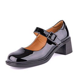 77-32WA-704DK Туфли женские и.лак/нат.кожа черн, INSTREET