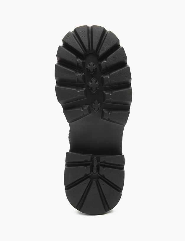 Черные женские сапоги со шнуровкой MASCOTTE 15-320221-0102 | ракурс 6