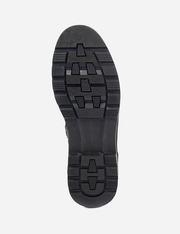 Черные мужские ботинки с логотипом MASCOTTE 58-124222-0102 | ракурс 5