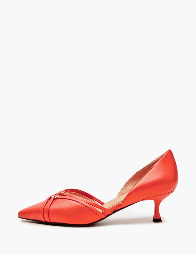 Красные женские туфли MASCOTTE 172-412411-6545M | ракурс 2