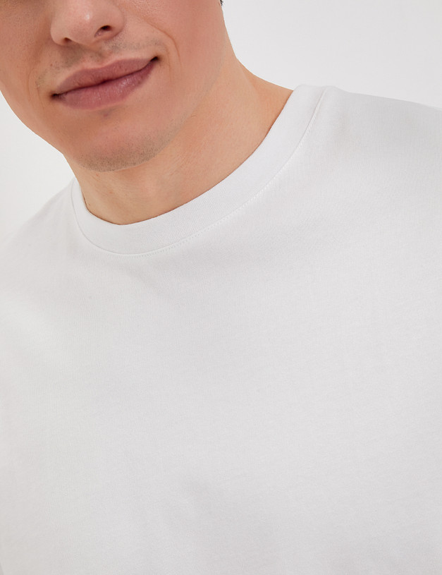 Белая мужская футболка MASCOTTE 848-4144-2601 | ракурс 4