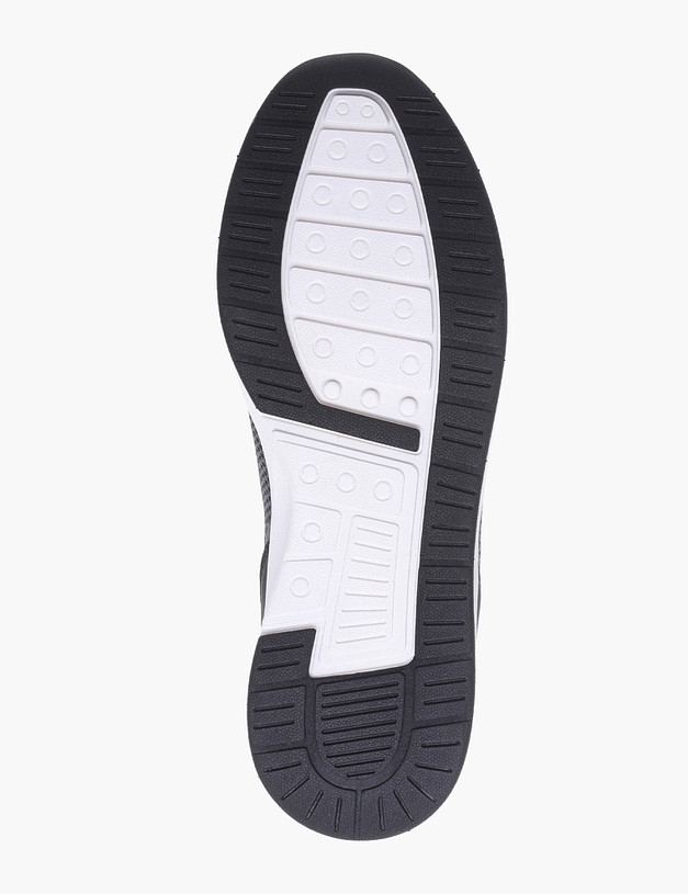 Черные мужские кроссовки на белой подошве MASCOTTE 18-010191-0202 | ракурс 5