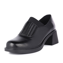 199-42WB-013VT Туфли женские кож.спилок/текстиль черн, Marisetta