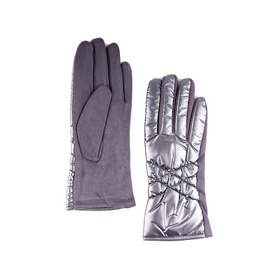 Перчатки женские INSTREET YU-32GWK-014, цвет темно-серый, размер ONE SIZE