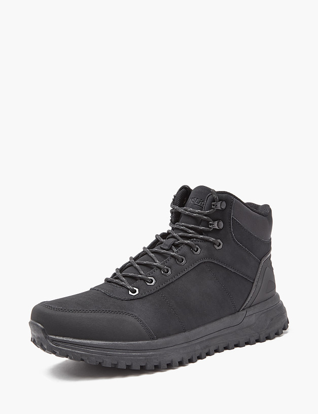 Черные мужские зимние ботинки MASCOTTE 189-325451-0602 | ракурс 2