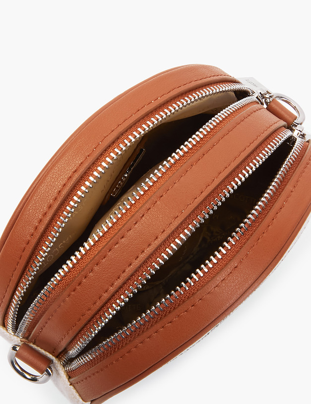 Круглая женская сумка кросс-боди из текстиля MASCOTTE 671-2123-201 | ракурс 4