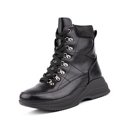 199-32WB-756SW Ботинки для активного отдыха женские и.кожа/и.мех черн, INSTREET