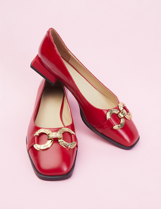 Красные женские туфли MASCOTTE 21-211512-0105 | ракурс 6