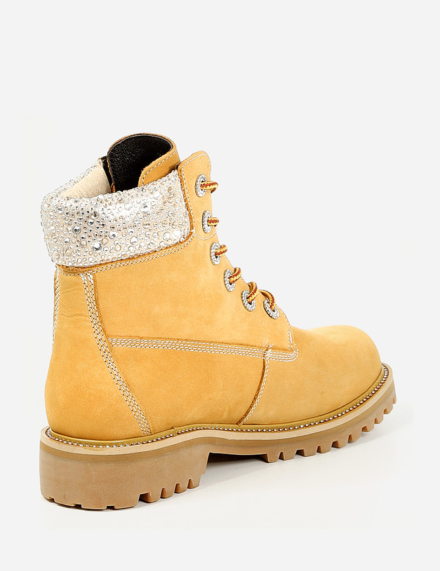 Желтые женские ботинки MASCOTTE 58-123222-0318 | ракурс 4