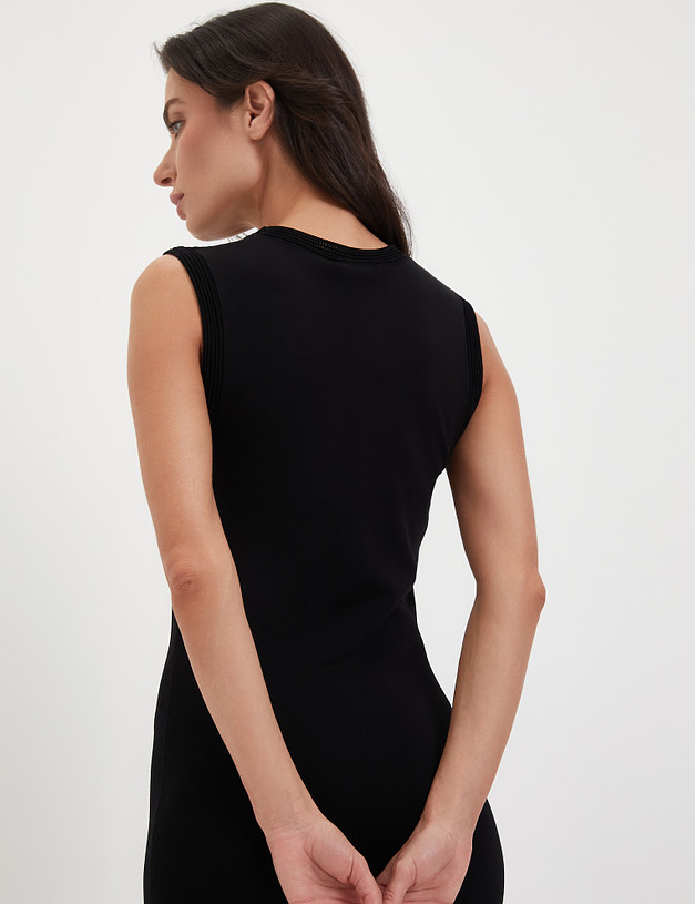 Черное женское платье MASCOTTE 852-4120-2402 | ракурс 6