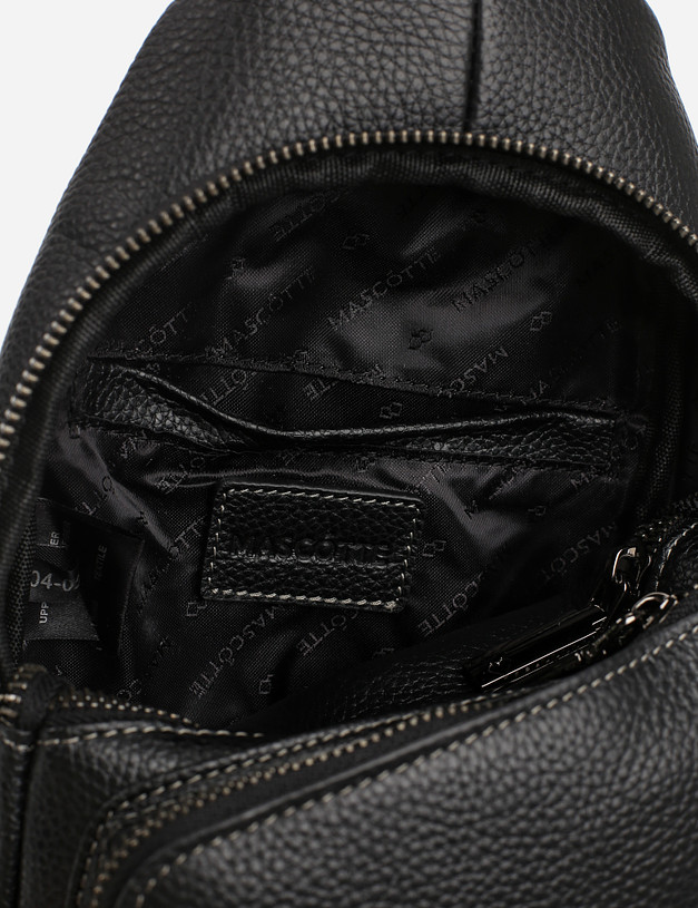 Черная мужская сумка MASCOTTE 604-0209-102 | ракурс 4
