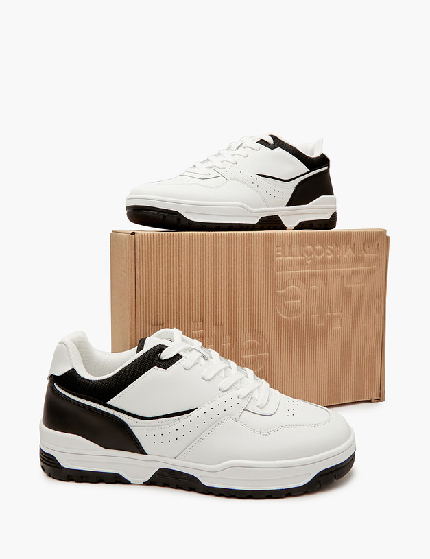 Белые мужские кроссовки MASCOTTE 158-410221-0601 | ракурс 7