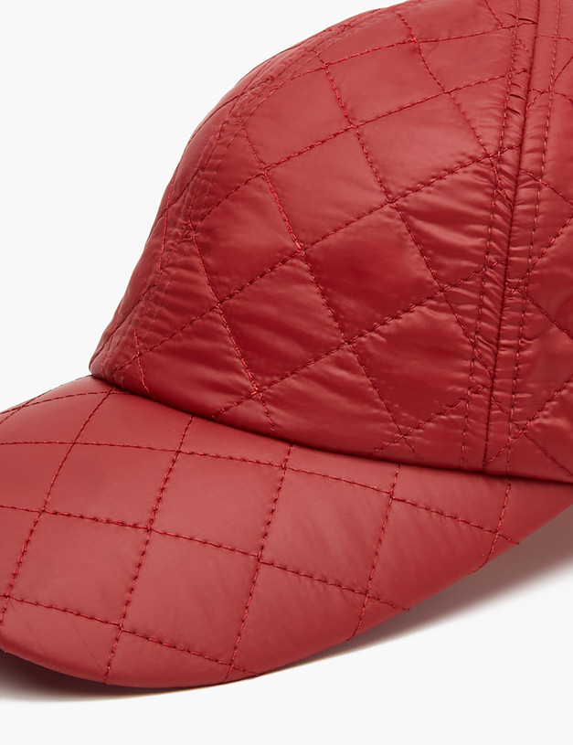 Красная стеганая кепка MASCOTTE 746-2202-2405 | ракурс 5