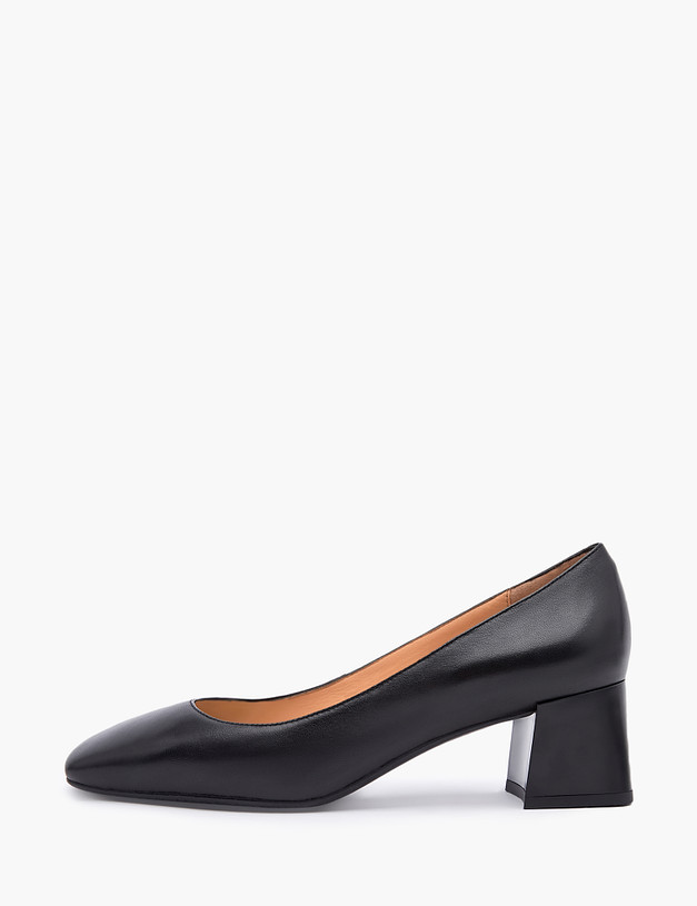 Черные женские туфли на квадратном каблуке MASCOTTE 175-3182612-3501M | ракурс 2