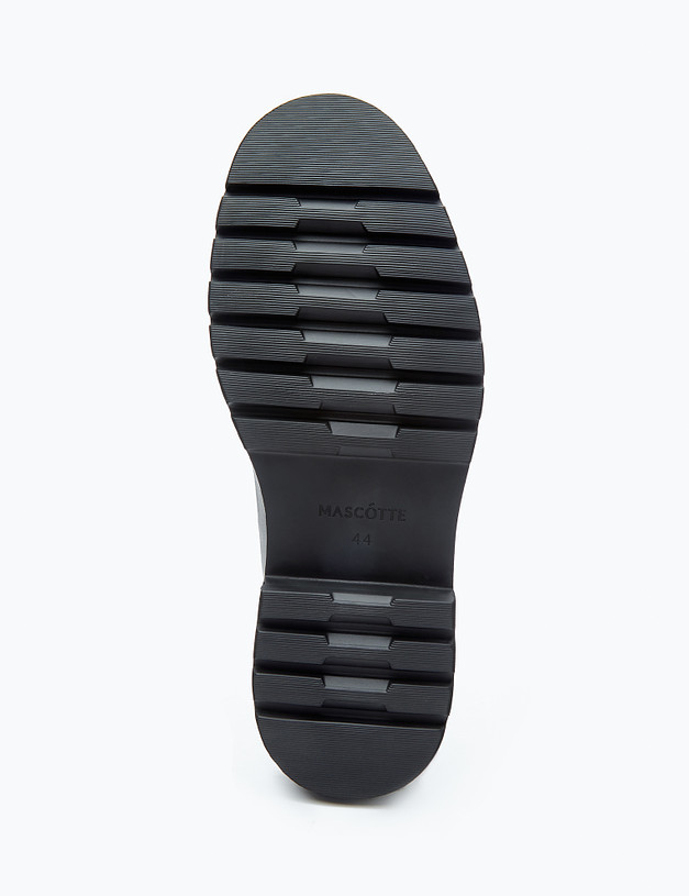 Черные кожаные мужские ботинки MASCOTTE 22-321322-0102 | ракурс 5