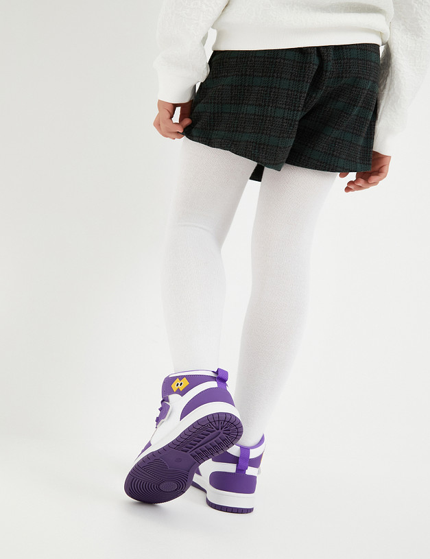 Фиолетовые высокие кроссовки для детей MASCOTTE 234-321921-0607 | ракурс 11