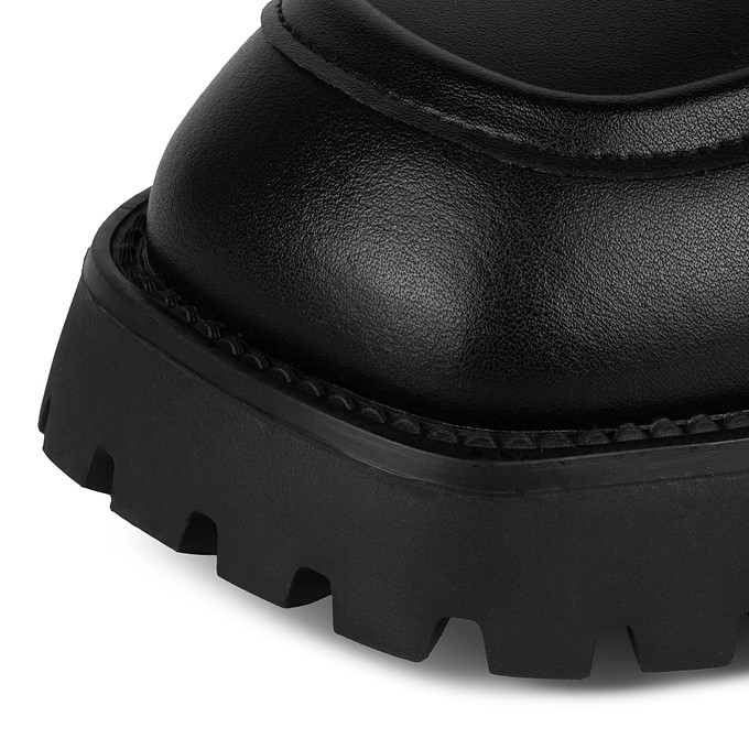 Черные кожаные лоферы для женщин "Томас Мюнц"