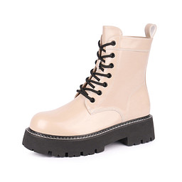 98-42WA-140SR Ботинки женские и.кожа/ворс.ткань беж, INSTREET