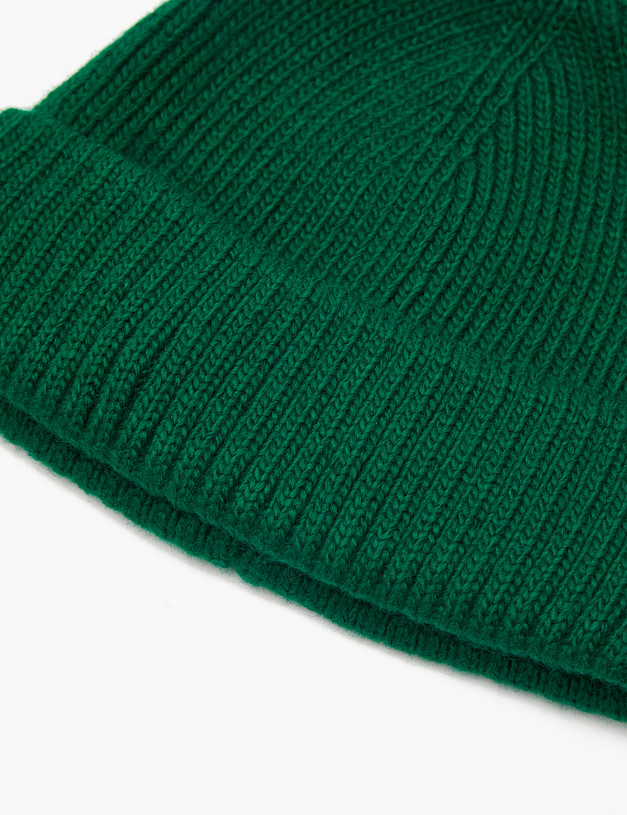 Зеленая шапка-бини MASCOTTE 781-3242-75004 | ракурс 3