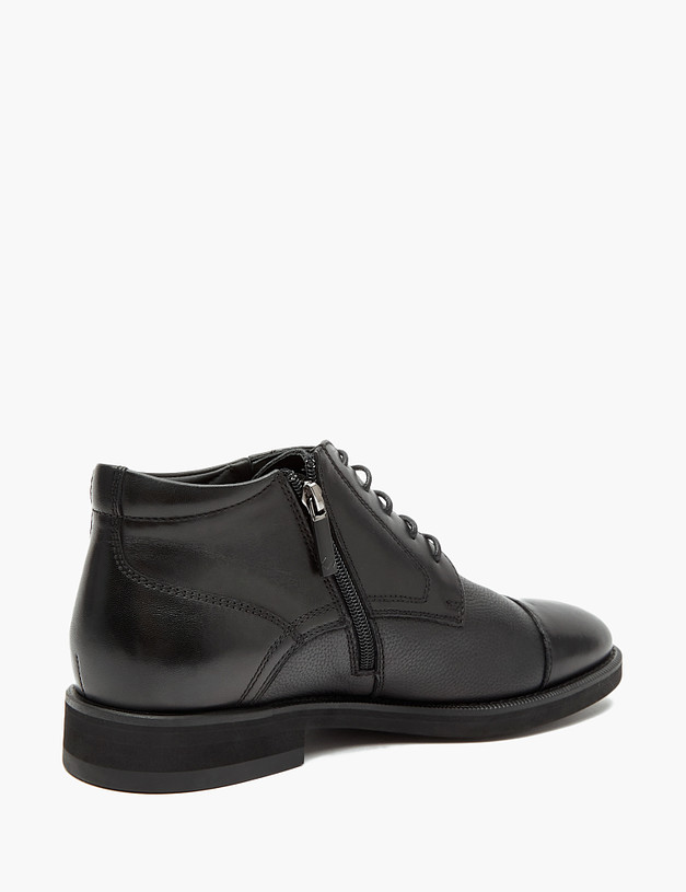 Черные мужские ботинки из кожи MASCOTTE 22-3290322-3128M | ракурс 3