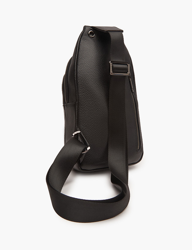 Черная мужская сумка-слинг MASCOTTE 602-3204-102 | ракурс 4